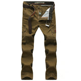 Men&#39;s Overalls Military Army Cargo Pants Spring Cotton Baggy Denim Pants Male Multi-pockets Casual Long Trousers Plus Size 42