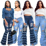 Oversized Jeans for Women Fashion Elastic plus Size Big Jean