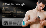 Intimate Pubic Hair Removal for Men Electric Groin Trimmer Male Shaver for Sensitive Areas Waterproof Safety Razor Body Hair