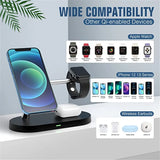 30W 3 in 1 Magnetic Wireless Charger Stand for iPhone 15 14 13 Pro Max Apple Watch 8 7 Airpods Induction Fast Charging Station