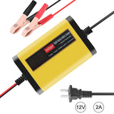 Full Automatic Car Battery Charger Digital LCD Display 2A Fast Charging 3 Stages Lead Acid AGM GEL Battery-chargers