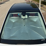 car sunshade car sunshade retractable sunscreen heat insulation front windshield parasol