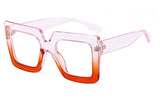 Square Transparent Glasses Frame Vintage Clear Glasses Trending Styles Brand Designer Oversized Fashion Computer Eyeglasses