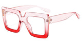 Square Transparent Glasses Frame Vintage Clear Glasses Trending Styles Brand Designer Oversized Fashion Computer Eyeglasses
