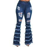 Oversized Jeans for Women Fashion Elastic plus Size Big Jean