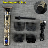 2021 USB Electric Hair Clippers Rechargeable Shaver Beard Trimmer Professional Men Hair Cutting Machine Beard Barber Hair Cut