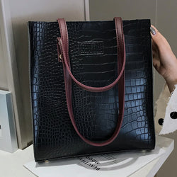 Fashion Crocodile Pattern Women Handbag - The Accessorie Hub