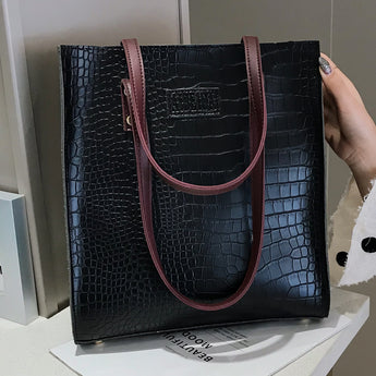 Fashion Crocodile Pattern Women Handbag - The Accessorie Hub