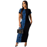 Women Leopard Print Long Maxi Dress - The Accessorie Hub