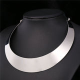 Choker Statement Necklace Trendy Jewelry Stainless Steel/Gold Plated - The Accessorie Hub